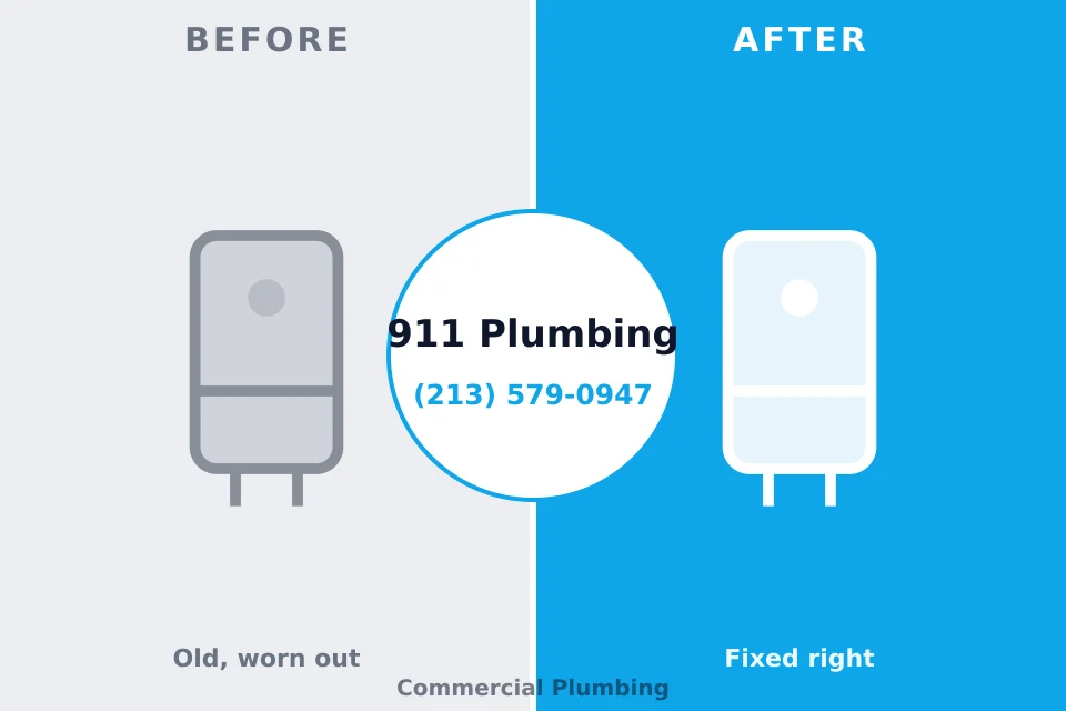 Before and after: plumbing company Osceola, IN